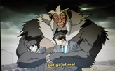 Jyuusaku taking Asano and Yuka.