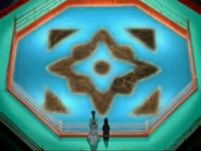 The map of the Twelve Kingdoms in Chizu Palace.