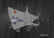 Bow-Tie Bots chase Shark's Jet