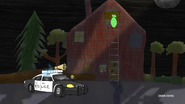 Human Cop's Police Car spots Fitz hammering