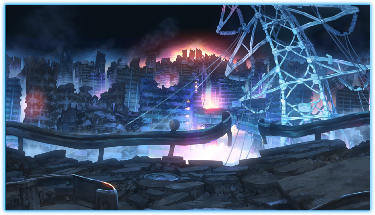Destroyed City Center | 13 Sentinels: Aegis Rim Wiki | Fandom