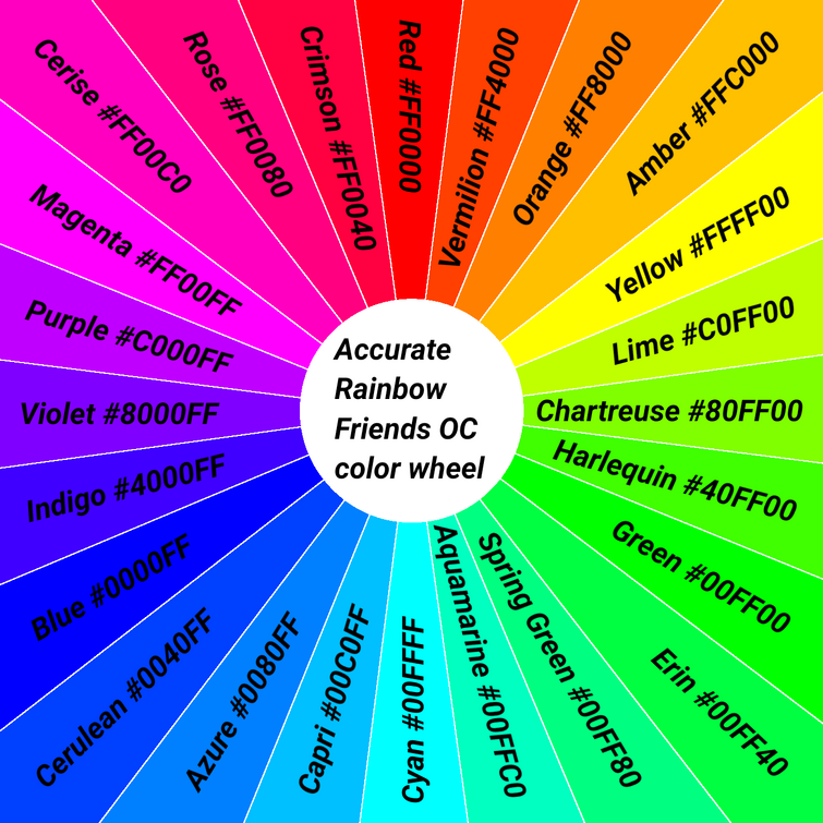  repost the 24 rgb color wheel fandom