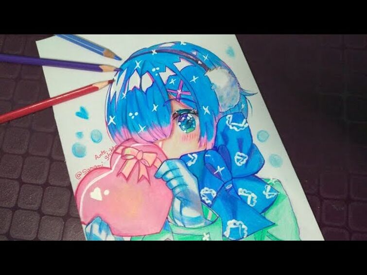 Manga Drawing Rem 