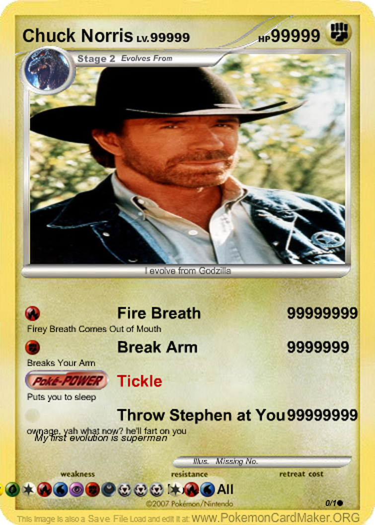 chuck norris pokemon memes