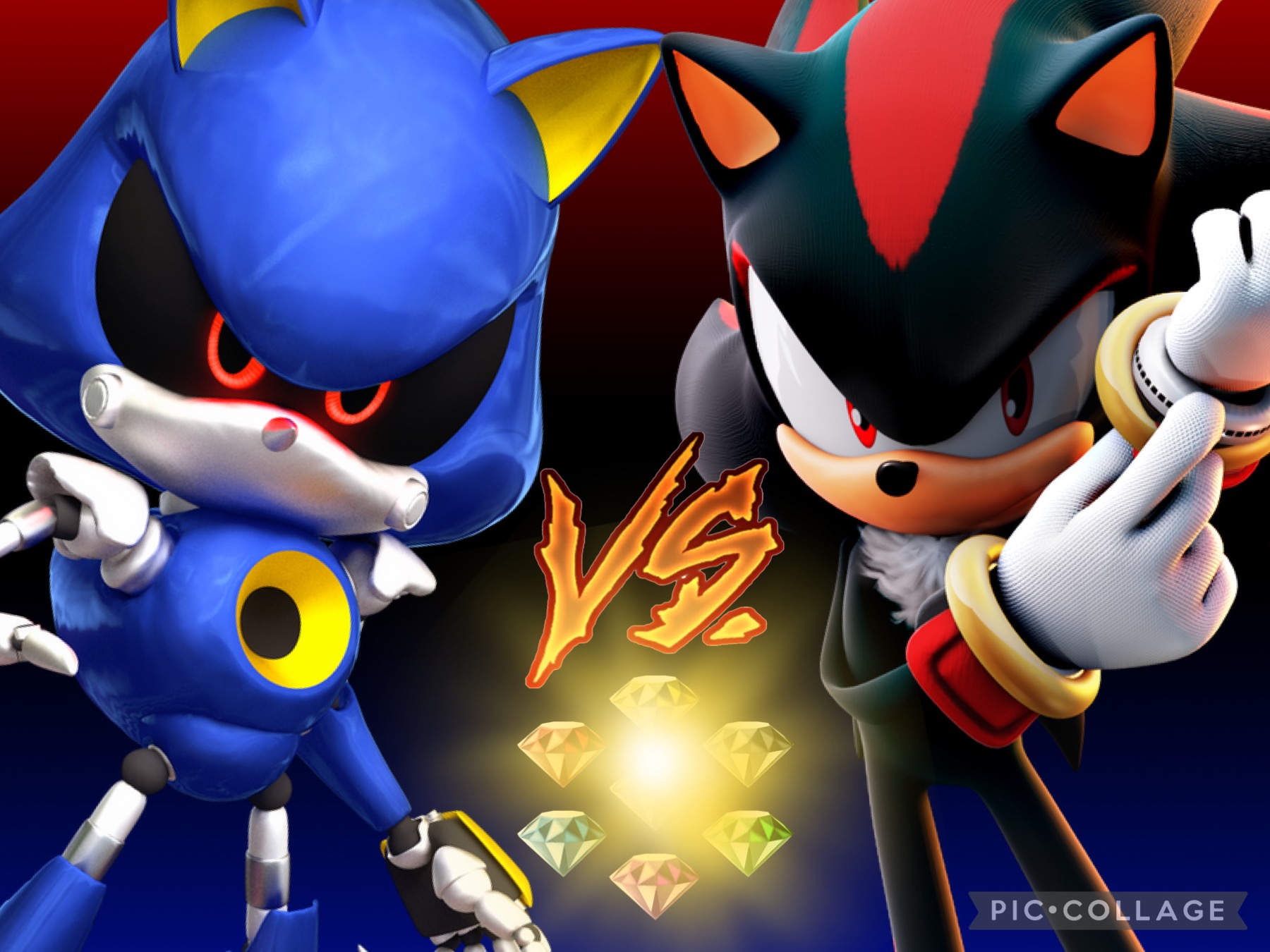 shadow the hedgehog vs metal sonic