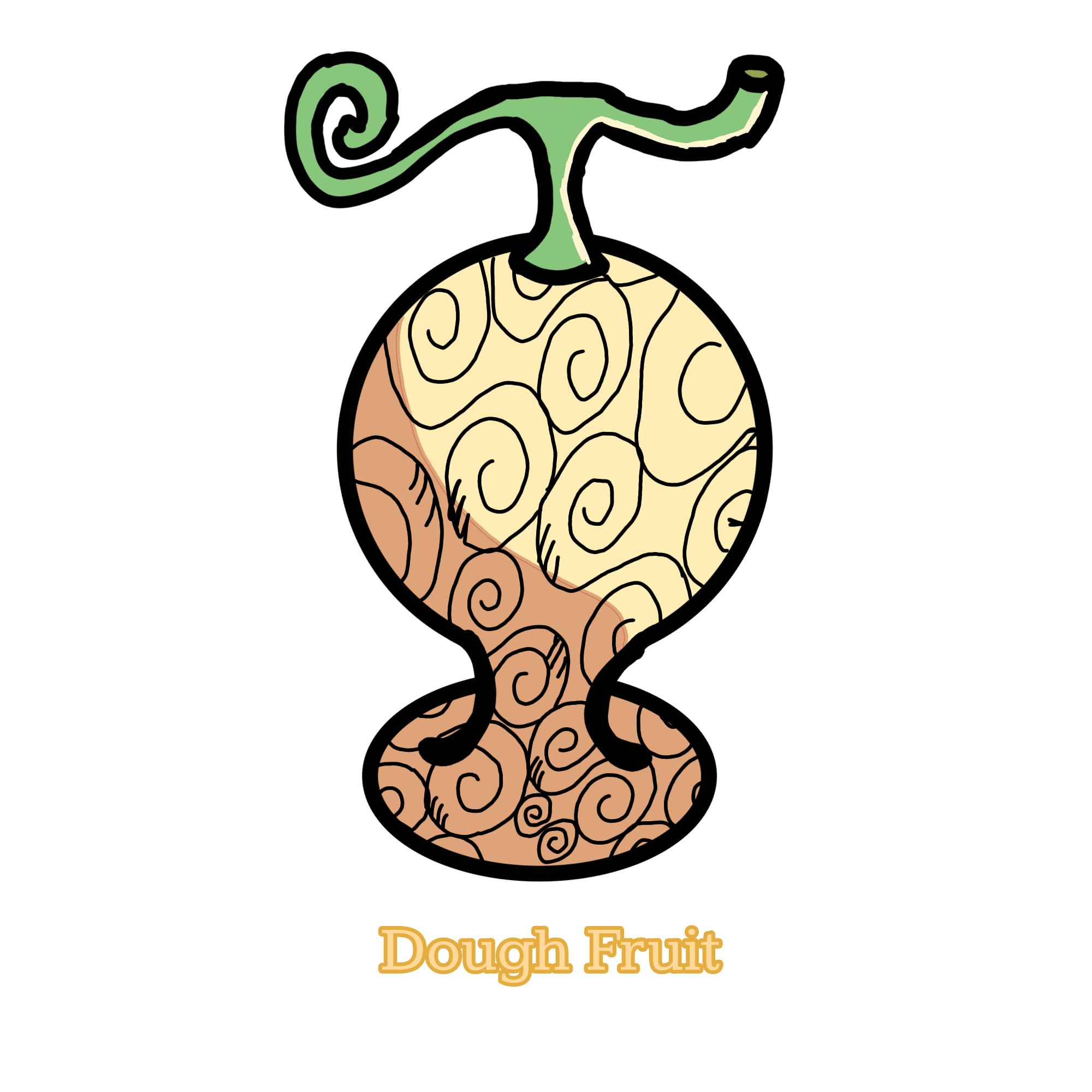 copyrighted dough fruit (first time drawing)