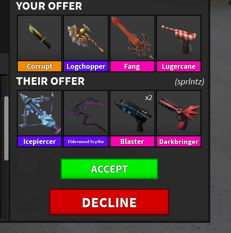 HOW TO TRADE IN MM2 (Murder Mystery 2) 