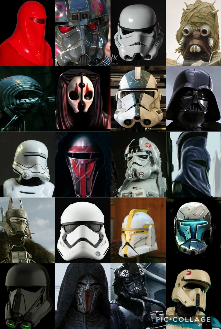 What Star Wars mask/helmet would you wear? Fandom