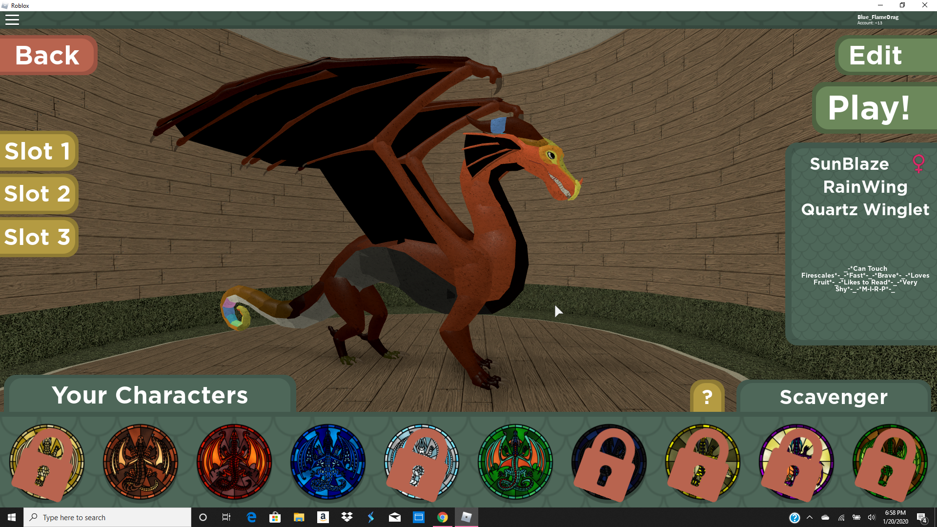 My Wof Ocs On Wings Of Fire Game On Roblox Fandom