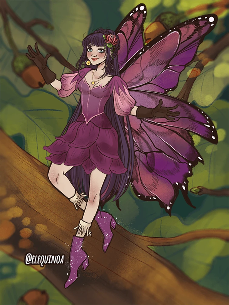 Violet Willow as a Fairy in DollDivine Fandom