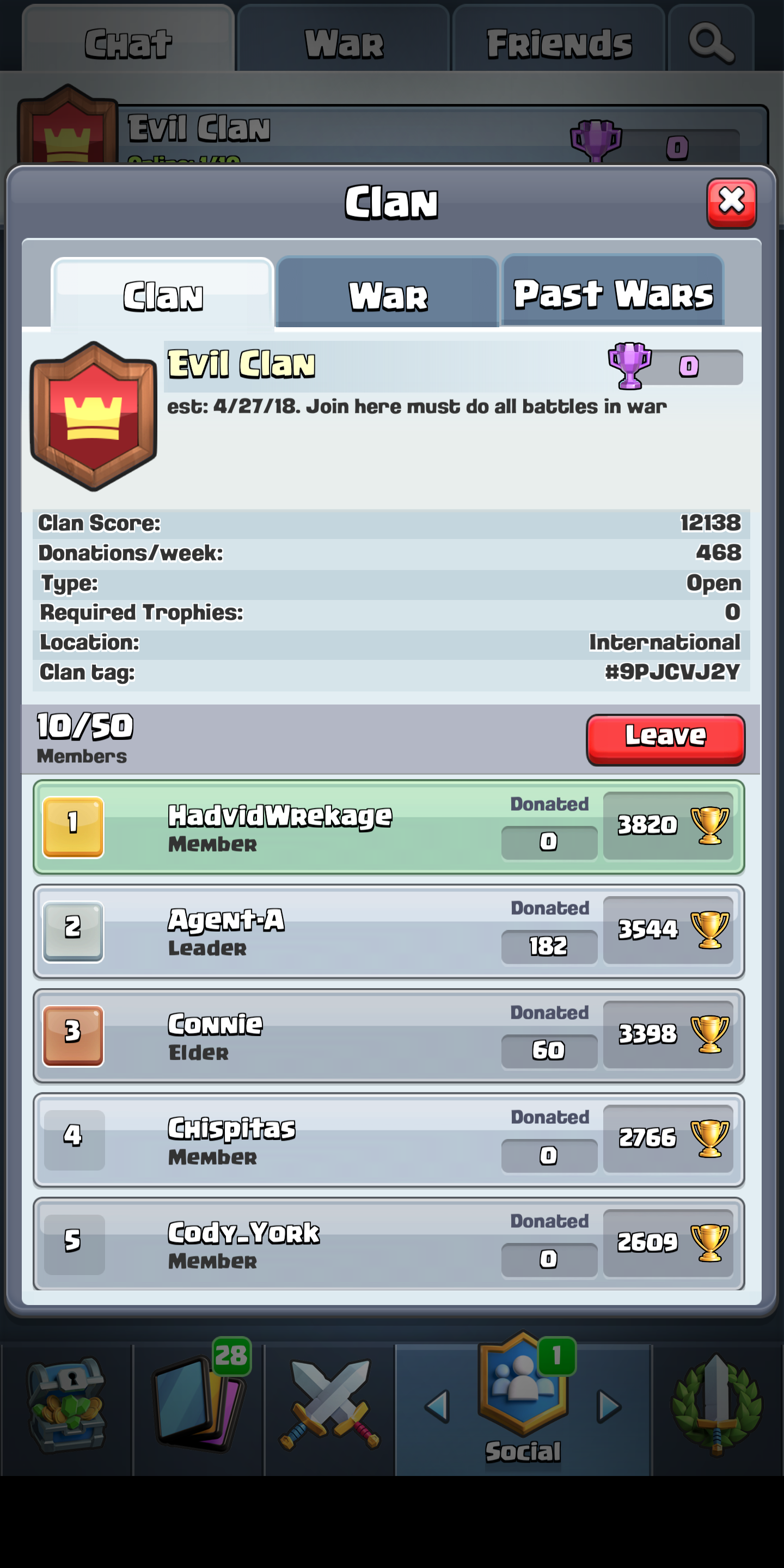 Looking for a clan as soon as possible