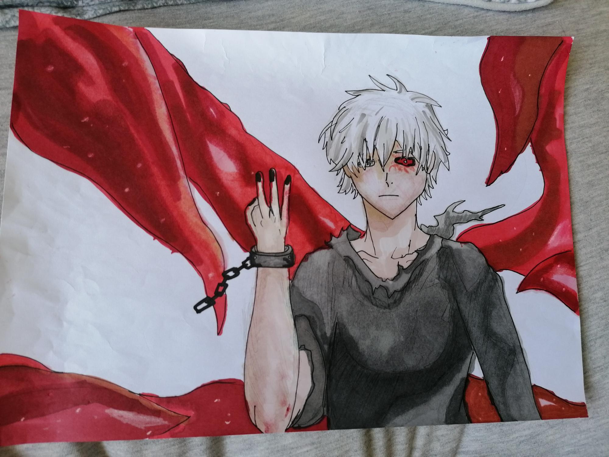 My Ken Kaneki Drawing Fandom