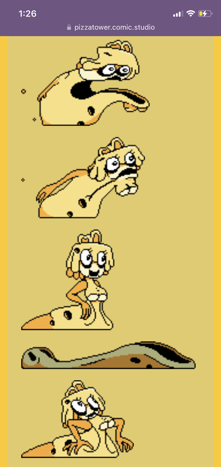 My favorite Pizza Tower character sprites - Comic Studio