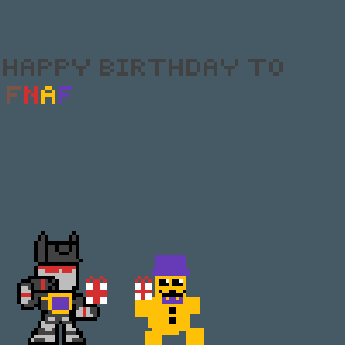 Happy Birthday 6th Anniversary Fnaf Fandom