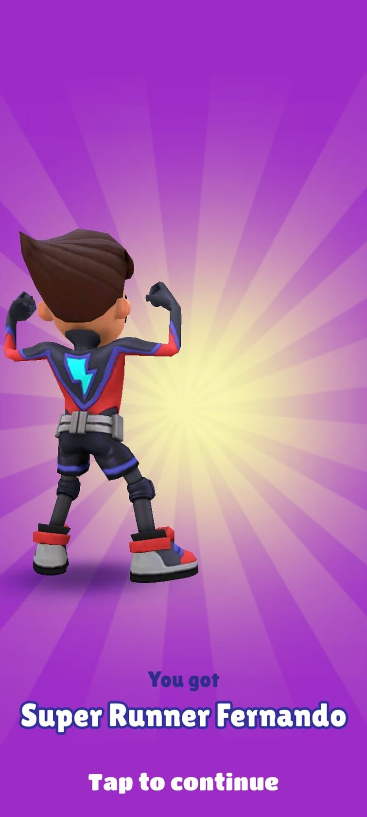 The new Super Runner Fernando character in Subway Surfers is so dope ⚡