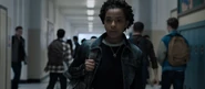 Ani walking Liberty's hallways