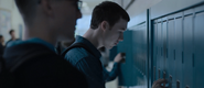 Tyler at his locker