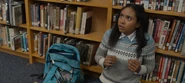 A shocked girl after Clay takes her phone