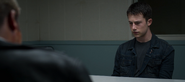 Clay in an interrogation room