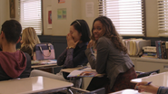 Courtney and Jessica laughing at Hannah