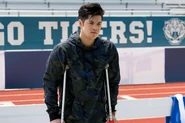 Zach at football training