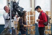 BTS Katherine Langford, Ross Butler