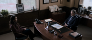 Jessica and Principal Bolan at his office