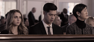 Chlöe, Zach and his Mom at Bryce's funeral