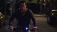 Clay Jensen cycling back home