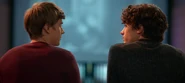 Alex and Winston talking about going to the dance