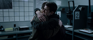 Tyler and Clay hugging