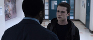 Clay confronting Mr. Porter