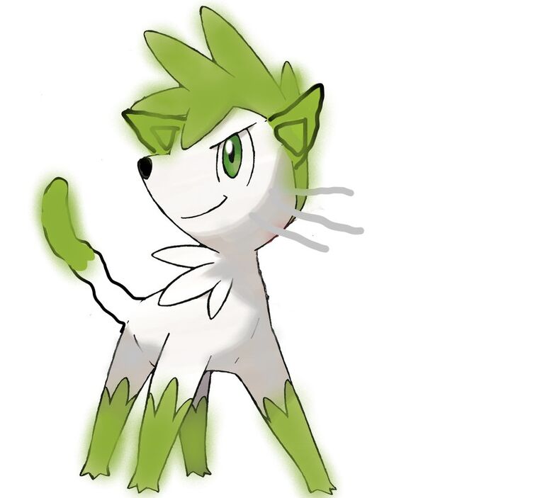 Shaymin Sky form but its based on a cat