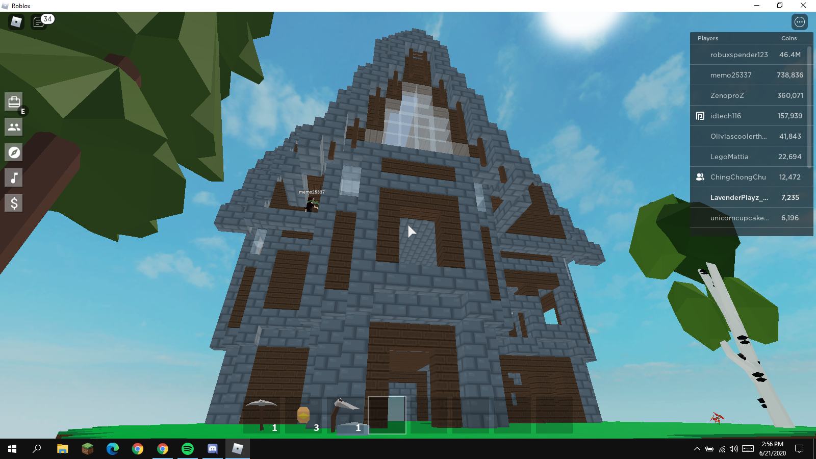 Holy Arms This Guy Is Epic Fandom - roblox skyblock house build