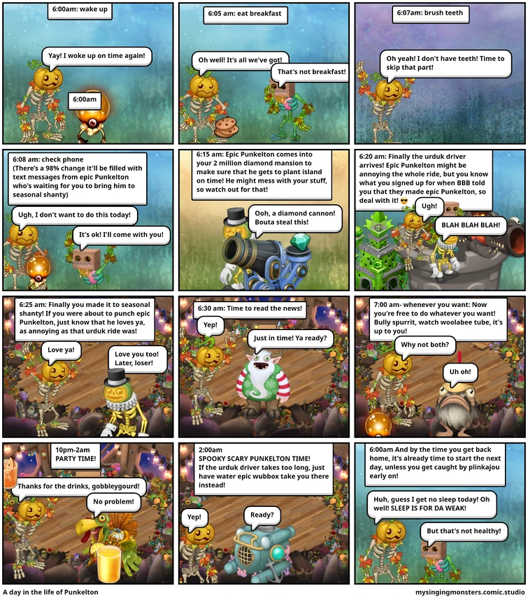 Comic Strip About Igneous Rocks