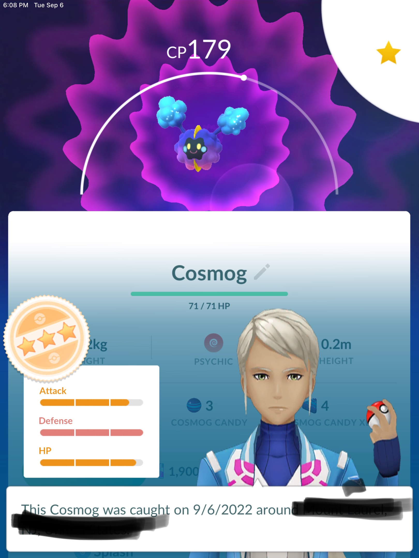 Cosmog (Pokémon) - Pokémon Go