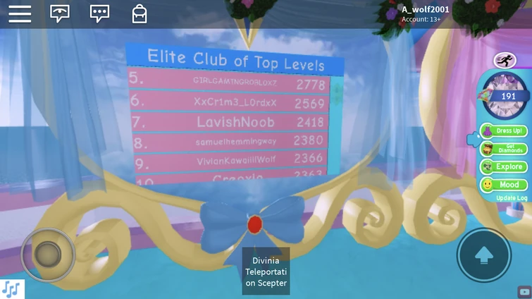 Omg The Highest Level Player Was On My Server Fandom