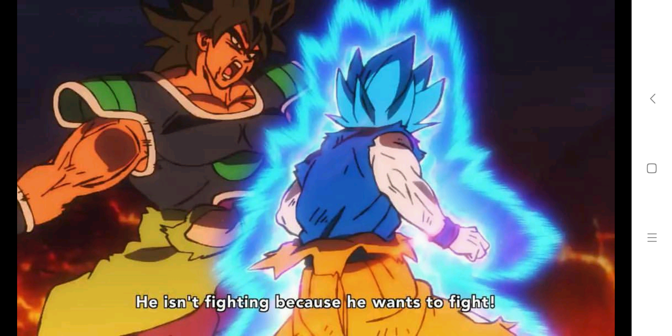 Goku fighting gif