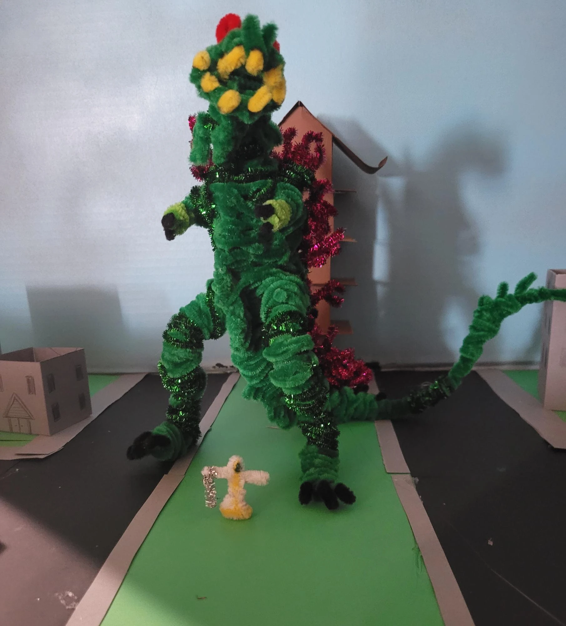 Updated pipe cleaner Godzilla Fandom