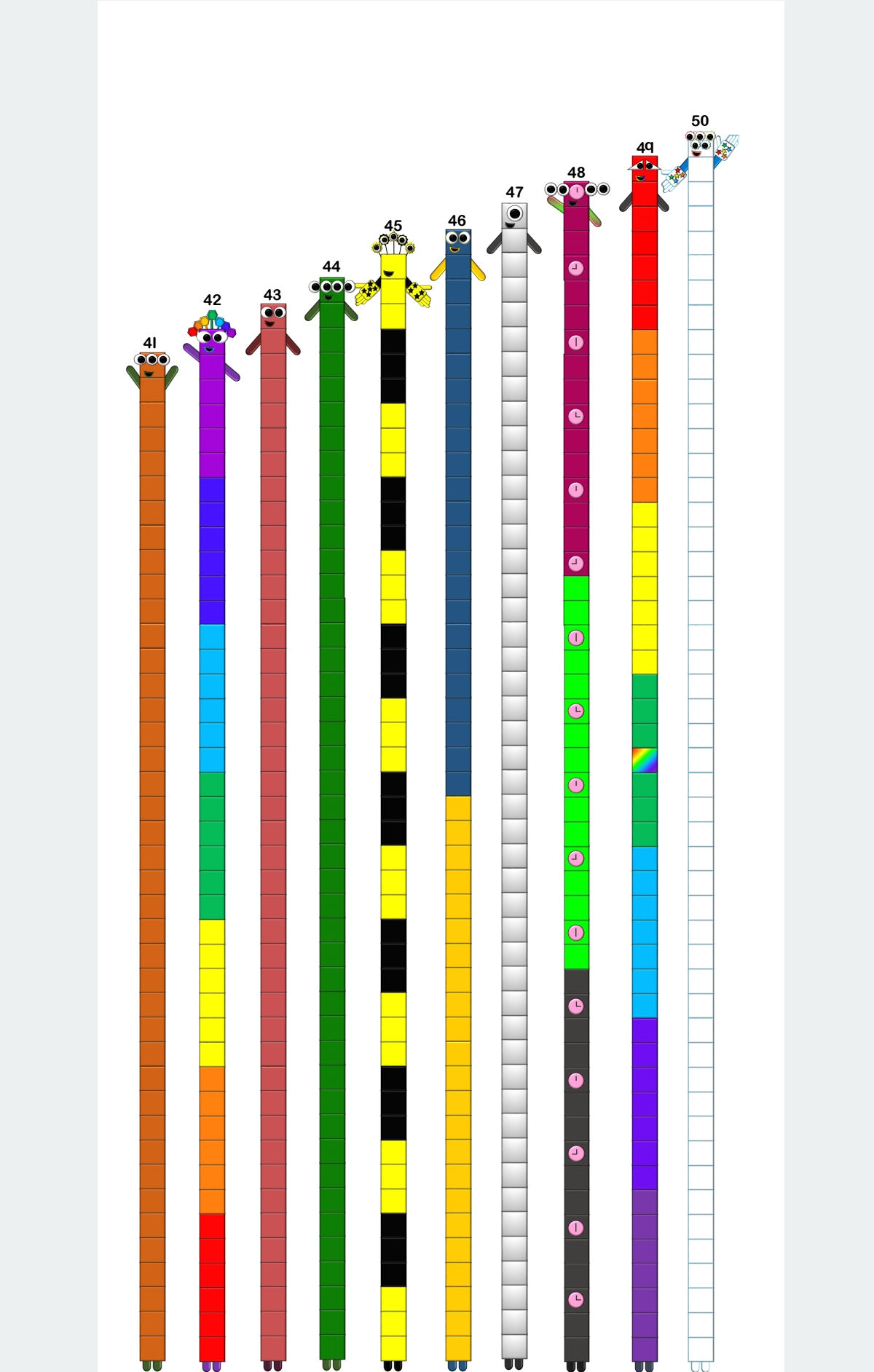 11 20 Possible Personalities Fandom - roblox numberblocks 50