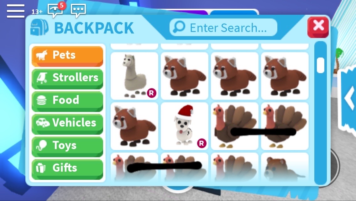 Adopt Me Inventory Toys