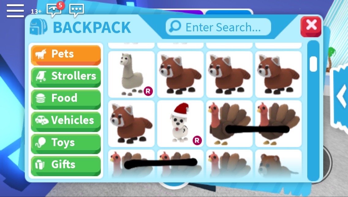 My Inventory Fandom - roblox llama adopt me