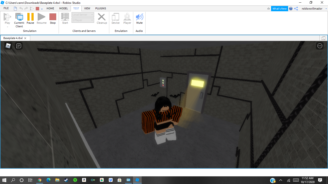 Here S What I Ve Worked On Today For My Bunker Game Thing Fandom - spawn players roblox plugin