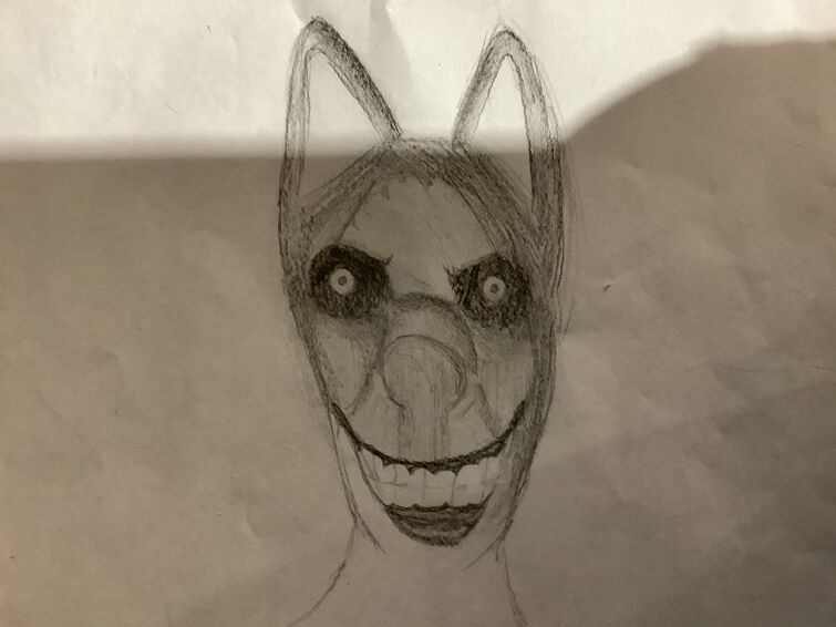 smile dog creepypasta drawing