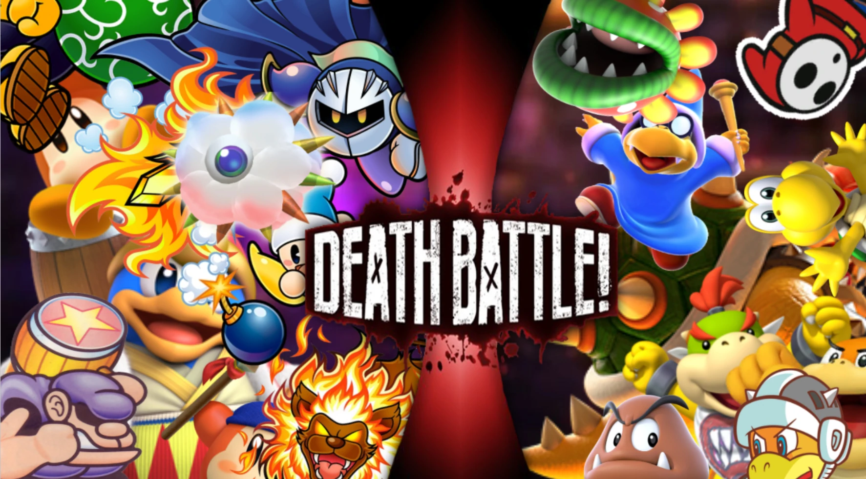 So I decided to make a death battle layout with Dedede army vs Bowser Army Fandom