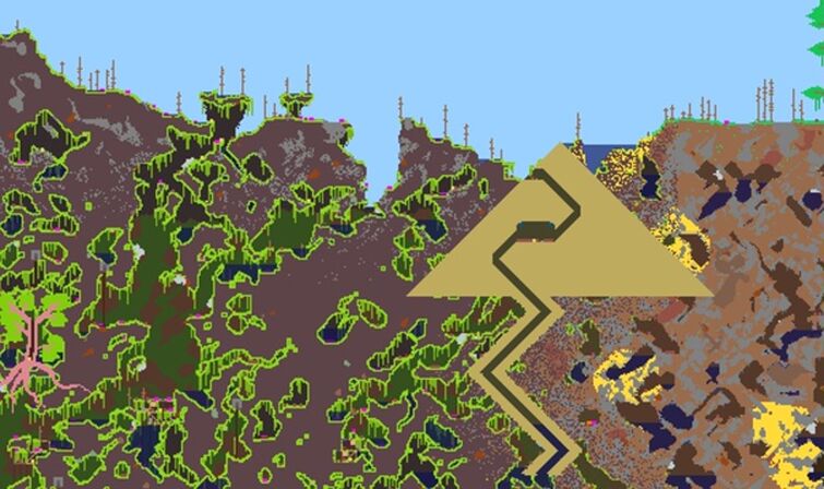4. Вся карта террария. 4. Вся карта террарии. Terraria карта полностью открытая.