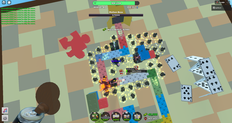 Custom Map #8217: Tower Defense #2 - A Greater Challenge!. By: FireSlime