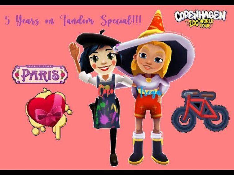 Subway Surfers - Coco (Art Outfit) and Freya (Winter Magic Outfit) Gameplay in Copenhagen 2025! 🎨❄