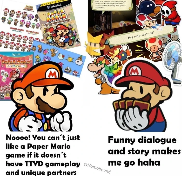 The paper Mario fanbase in a nutshell Fandom