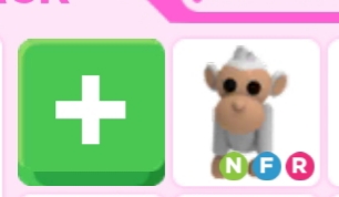 Trading Nfr Albino Monkey Fandom - albino monkey roblox adopt me